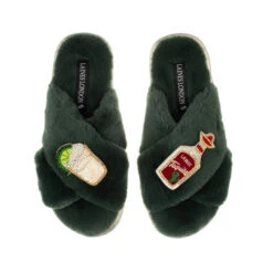 Classic Laines Slippers With Tequila Slammer Brooches 9 Classic Laines Slippers With Tequila Slammer Brooches -Laines London file 1188
