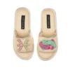 Straw Braided Sandals With Pisces Star Sign Brooches