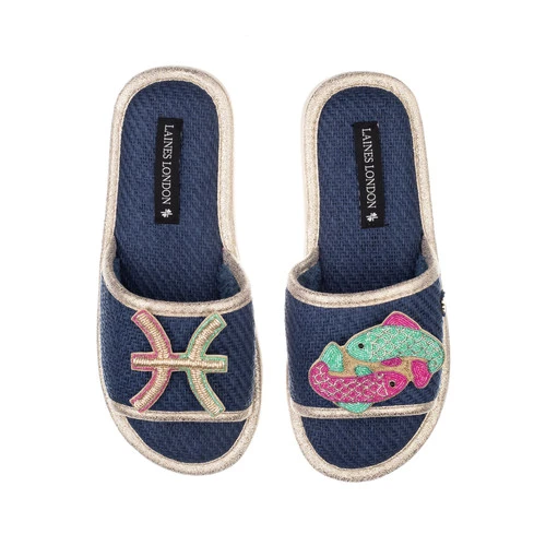Straw Braided Sandals With Pisces Star Sign Brooches 4 Straw Braided Sandals With Pisces Star Sign Brooches - Image 4