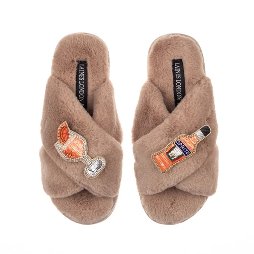 Classic Laines Slippers With Summer Spritz Brooches 5 Classic Laines Slippers With Summer Spritz Brooches - Image 5