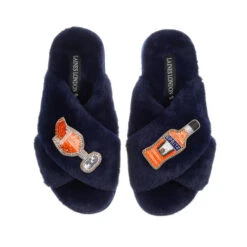 Classic Laines Slippers With Summer Spritz Brooches 12 Classic Laines Slippers With Summer Spritz Brooches -Laines London file 166