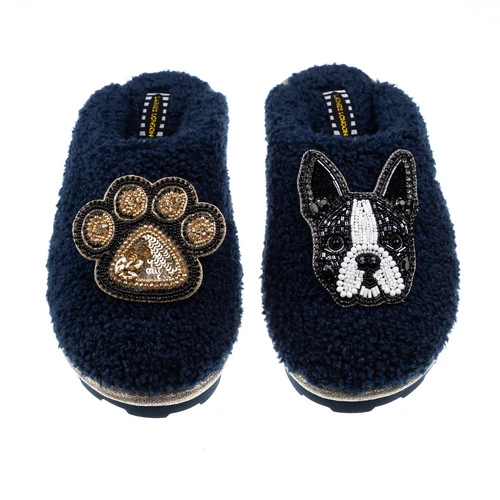 Teddy Closed Toe Slippers With Buddy & Paw Brooches 3 Teddy Closed Toe Slippers With Buddy & Paw Brooches - Image 3