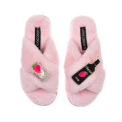 Classic Laines Slippers With Tequila Strawberry Brooches 13 Classic Laines Slippers With Tequila Strawberry Brooches -Laines London file 219