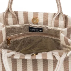 Laines Couture Hand Embellished Cone Shell Tote Bag -Laines London file 2445