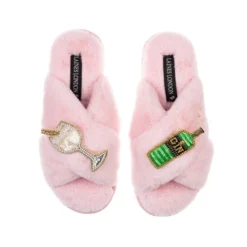 Classic Laines Slippers With Original Gin Brooches 9 Classic Laines Slippers With Original Gin Brooches -Laines London file 247