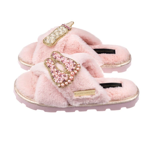 Ultralight Chic Slippers With Baby Girl Brooches 3 Ultralight Chic Slippers With Baby Girl Brooches - Image 3