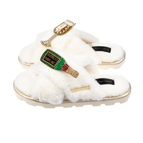 Ultralight Chic Slippers With Bubbles Darling Brooches 2 Ultralight Chic Slippers With Bubbles Darling Brooches - Image 2