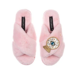 Classic Laines Slippers With Crystal Ball Brooch 10 Classic Laines Slippers With Crystal Ball Brooch -Laines London file 64