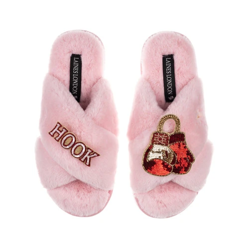 Classic Laines Slippers With Boxing Brooches 3 Classic Laines Slippers With Boxing Brooches - Image 3