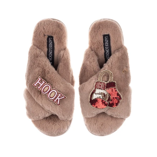 Classic Laines Slippers With Boxing Brooches 4 Classic Laines Slippers With Boxing Brooches - Image 4