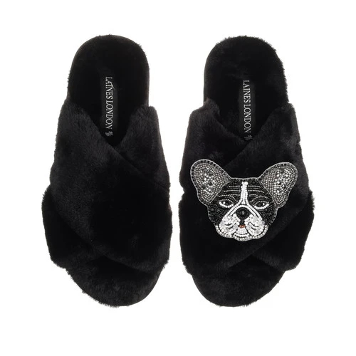 Classic Laines Slippers With Coco The Frenchie Brooch 6 Classic Laines Slippers With Coco The Frenchie Brooch - Image 6